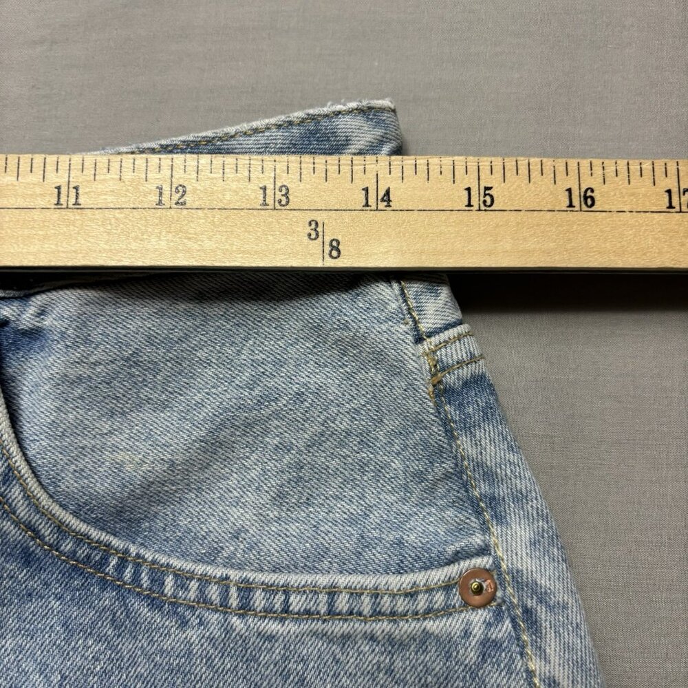 ANTHROPOLOGIE x PILCRO Skirt Womens 6 Denim Pocket Midi Western Boho Hippie - Picture 3 of 6